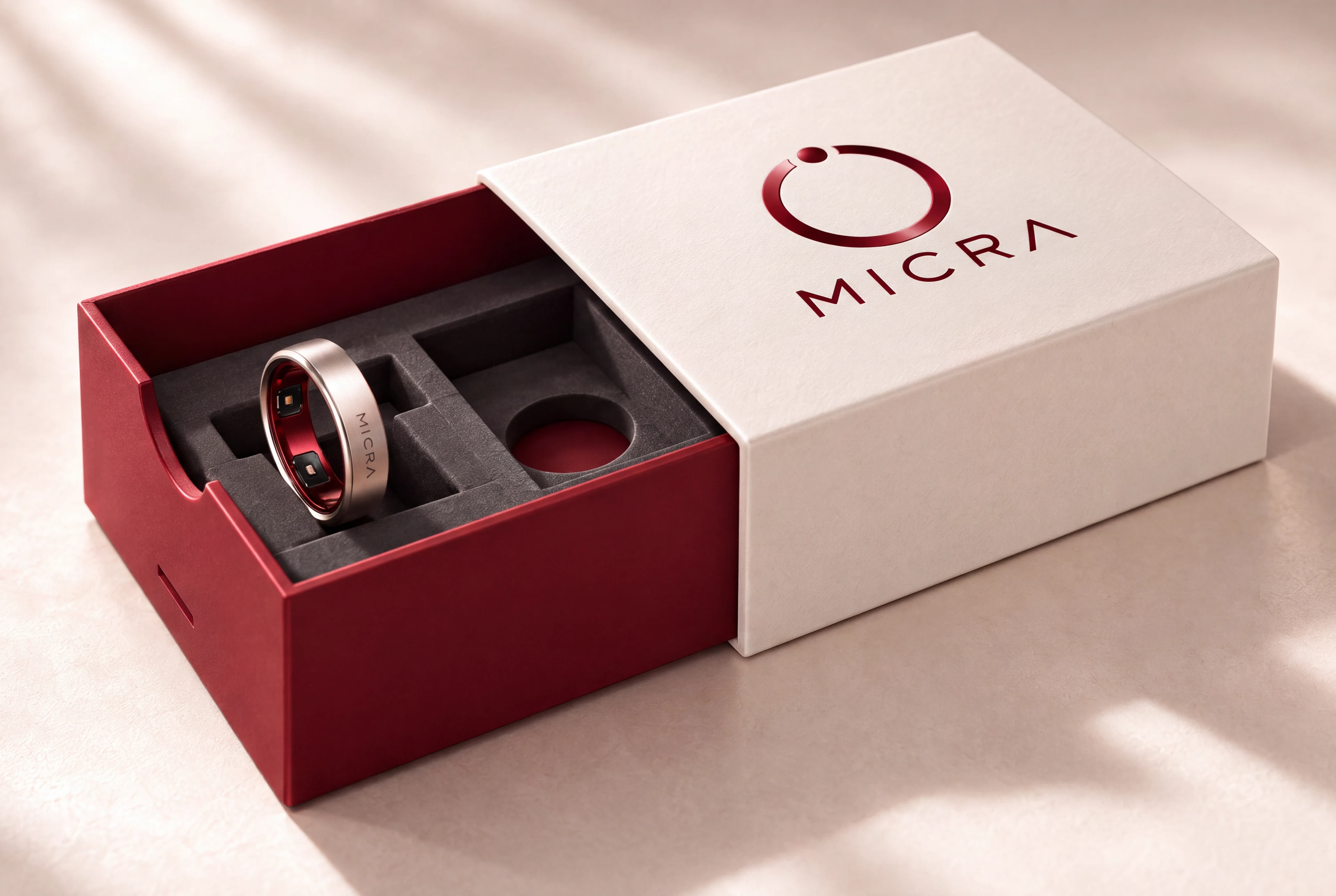 Concepto de empaque MICRA marfil y vino